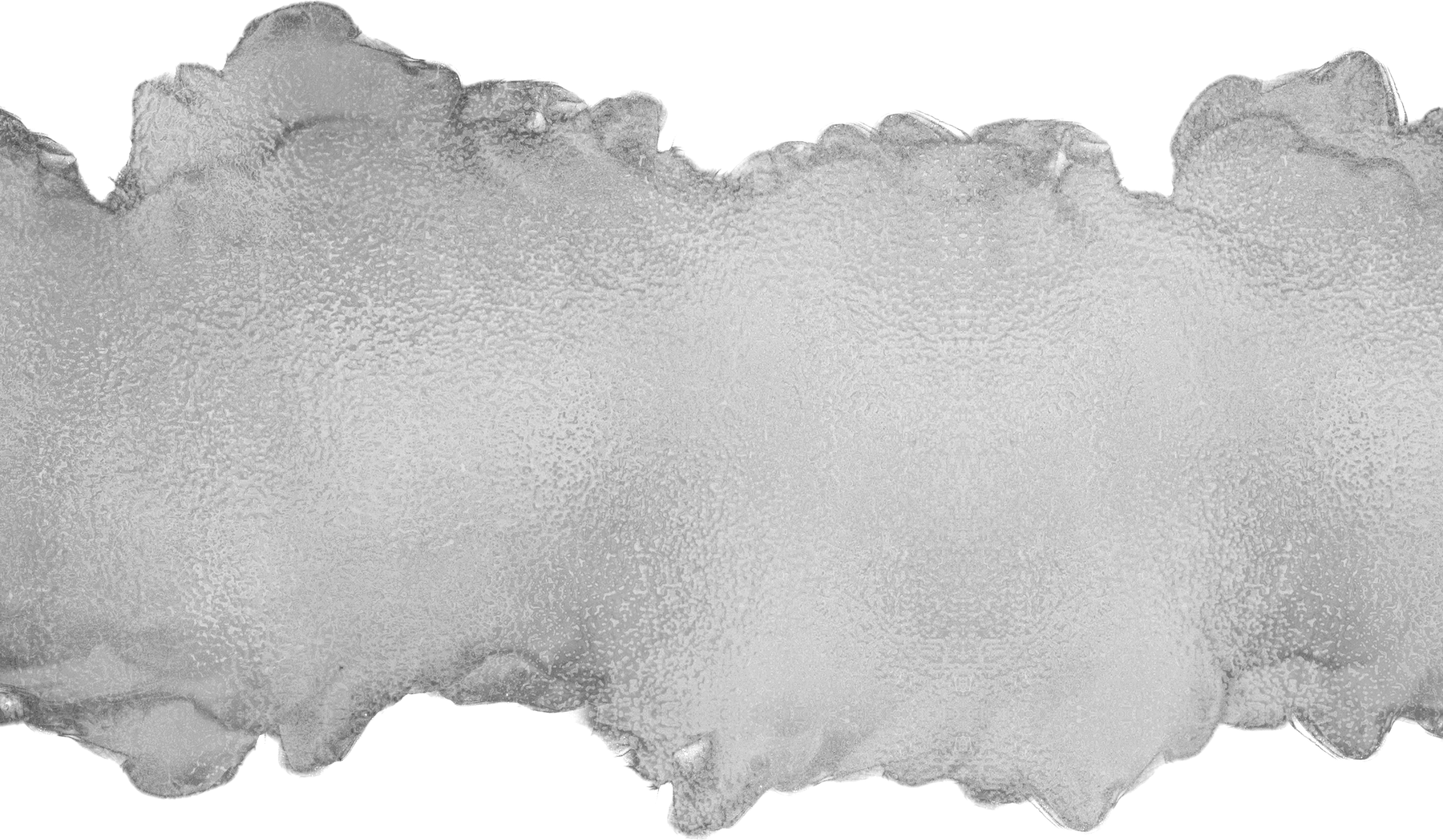 Silver Handdrawn Curved Shape